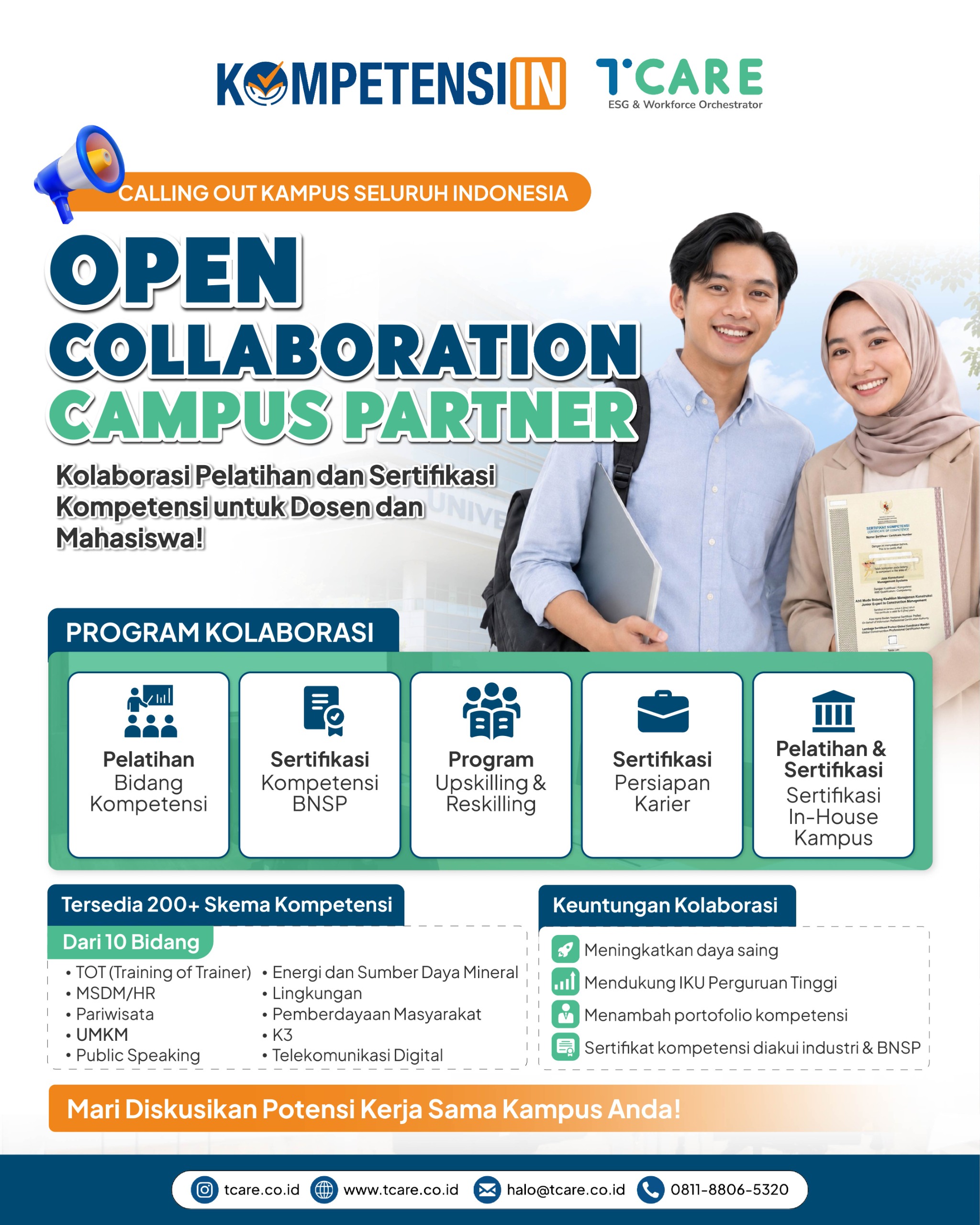 Kolaborasi Sertifikasi untuk Kampus